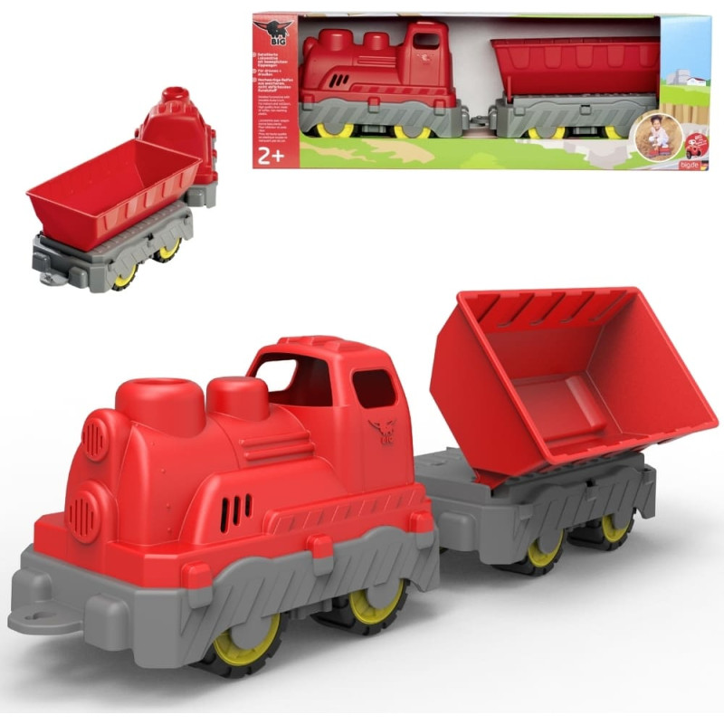 BIG Pociąg Towarowy Wagon z Wywrotką Zabawka do Pasku