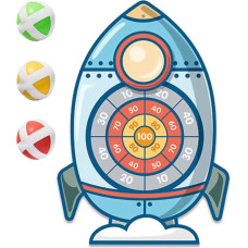 Woopie Gra Zręcznościowa w Rzutki na Rzepy Tarcza Rakieta