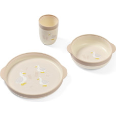 Babyono 1565 trijų dalių vaikiškų stalo įrankių rinkinys „Farmer“