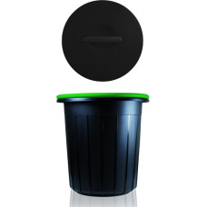Gio`style Atkritumu tvertne Eco solution 16L 33x33x33,5cm tum&scaron;i pelēka/zaļa
