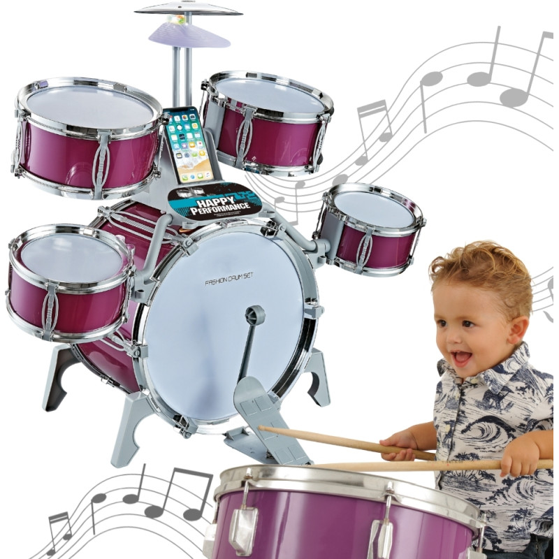 Woopie Perkusja Elektroniczna Edukacyjna Dla Dzieci 5 Bębnów 1 Talerz