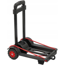 Keeeper Viegli salokami transportē&scaron;anas ratiņi ar kravnesību līdz 50kg Mick 34x24,5x93,5cm melni