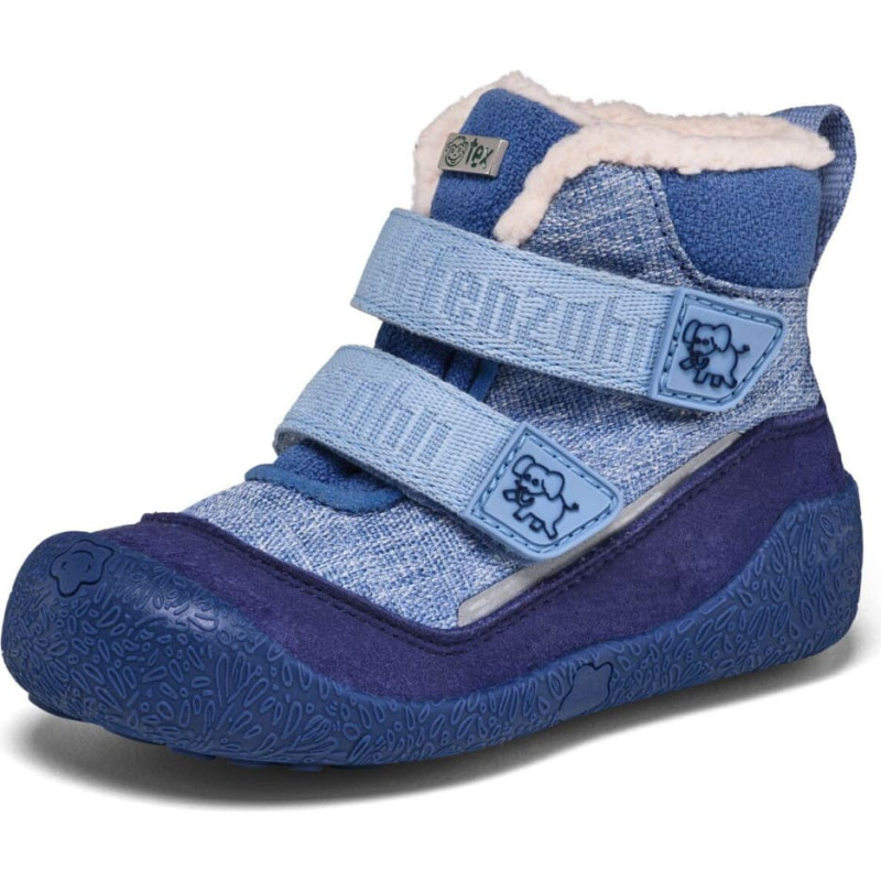 Affenzahn Barefoot pirmųjų žingsnių batukai Snuggy Elephant