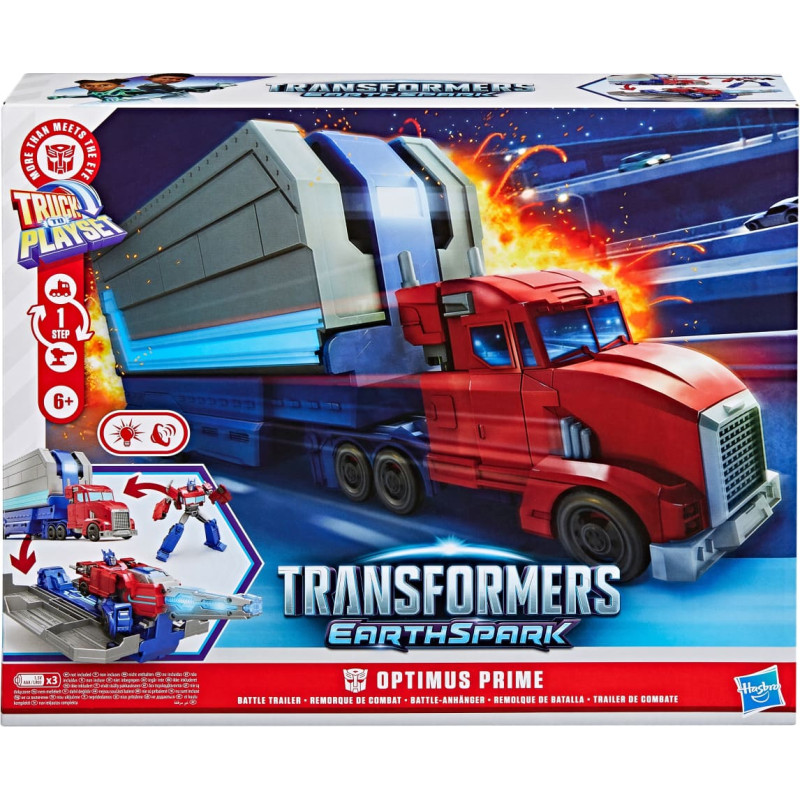 Transformers Earthspark žaidimų rinkinys „Kovinis priekaba“