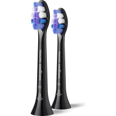 Philips Sonicare Sensitive Standarta Sonic zobu birstes uzgalis, 2gab, melns - HX6052/88