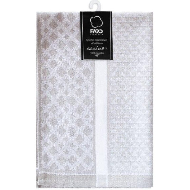 ŚCIERKA 40X60 ŻAKARDOWA CARINO 019 BAW.