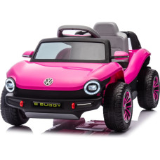 KIKKABOO Įkraunamas vaikiškas automobilis Licensed Volkswagen E Buggy Pink