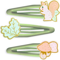 Djeco Plume - Plaukų segtukai - Mi&scaron;kas (3 vnt.)