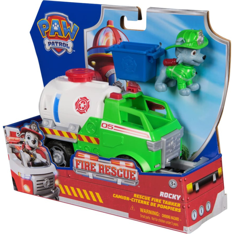 Paw Patrol transportlīdzeklis Fire Rescue Rocky, 6072642