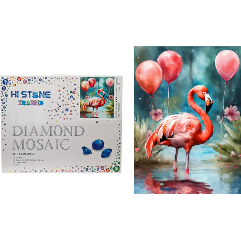 SWEDE deimantinė mozaika  - 07800 - FLAMINGO