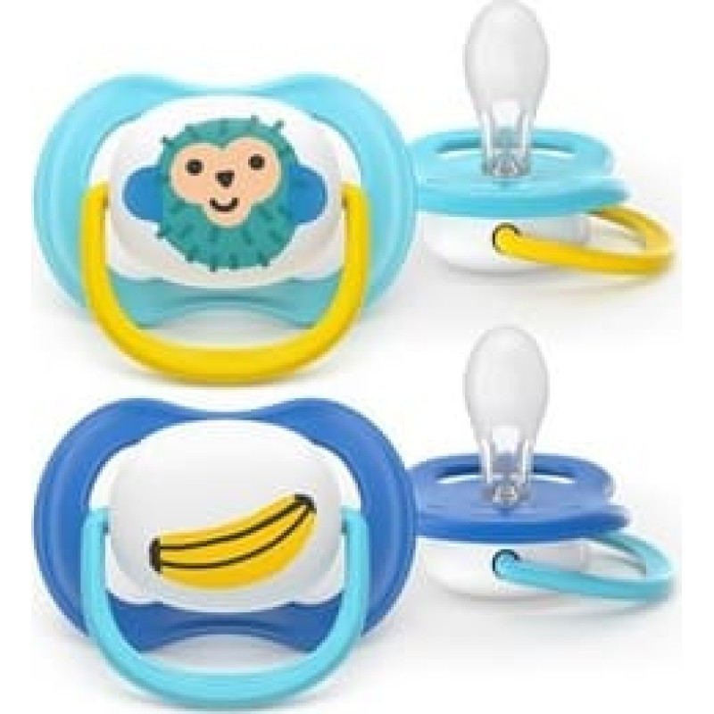 Philips Avent AVENT SCF080/26 Smoczek Ultra Air 6-18m małpka / banan