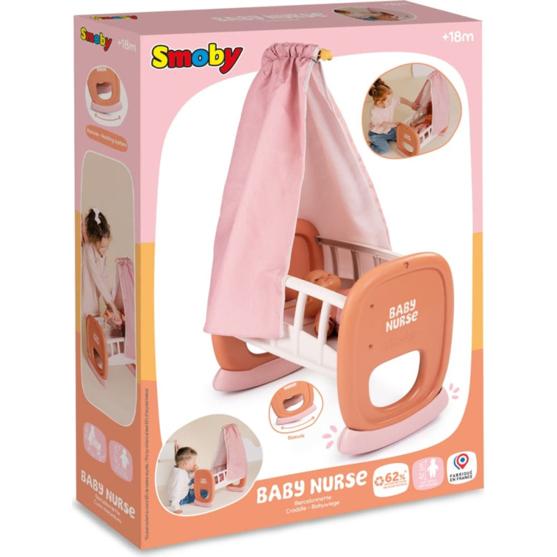 Smoby Baby Nurse Kołyska z Baldachimem