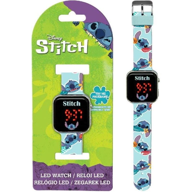 Kids Euroswan - Akcesoria Licencyjne LED WATCH  LILO&STITCH