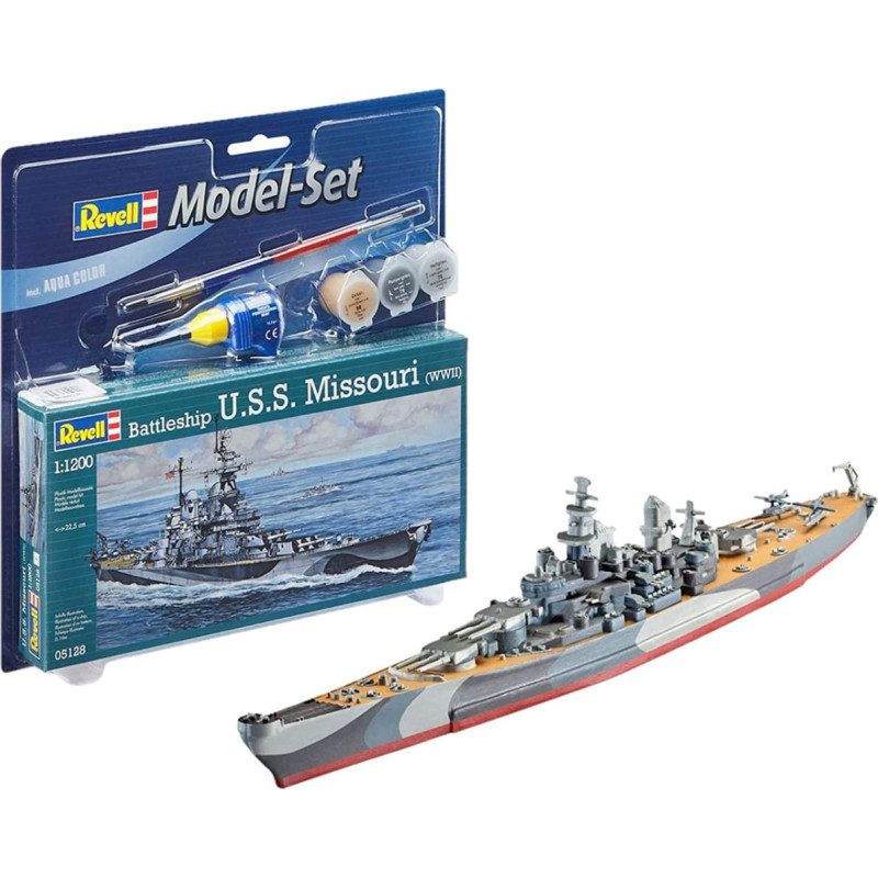 Revell H Model Set Battleship U.S.S.