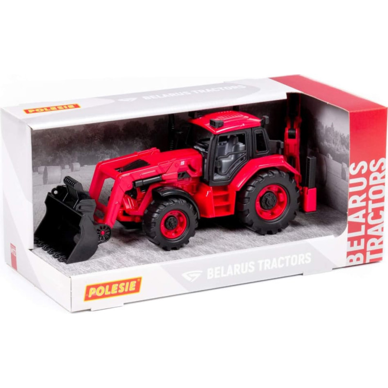 Polesie Tractor Progress red with inertia in box 31 cm 91857
