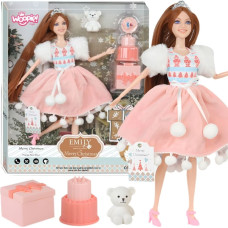 Woopie ROYAL Lalka Emi Świąteczna Księżniczka z Misiem