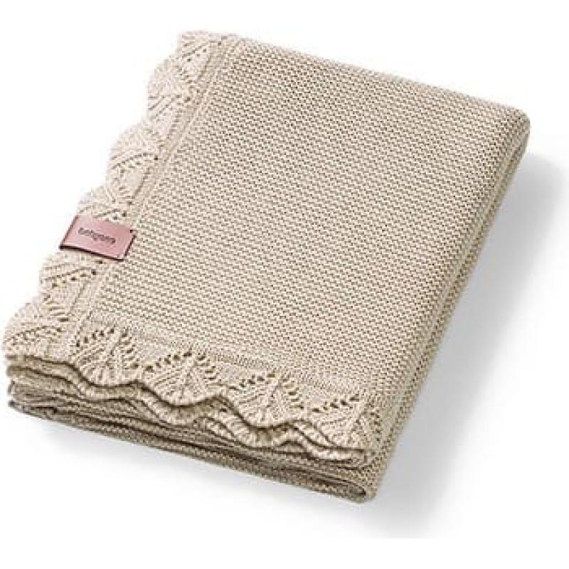 Babyono 1674/02 BAMBOO BLANKET LIGHT BEIGE