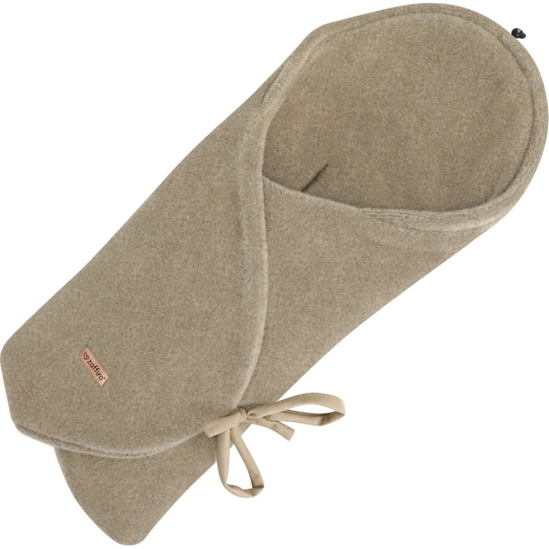 Wool wrapper Sierra 0-12m brown