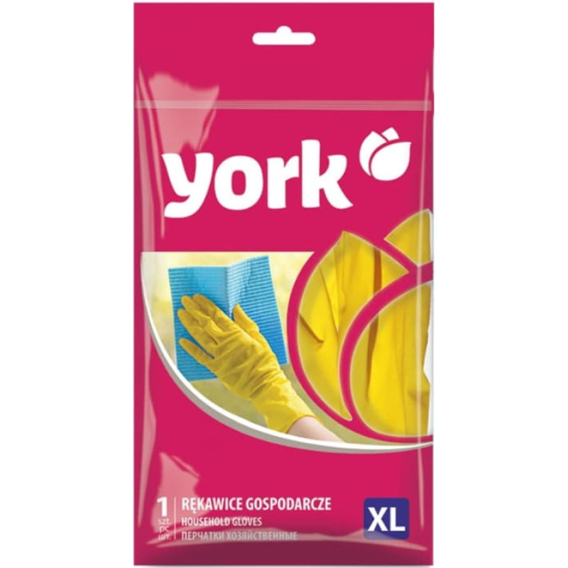 York Gumijas cimdi XL