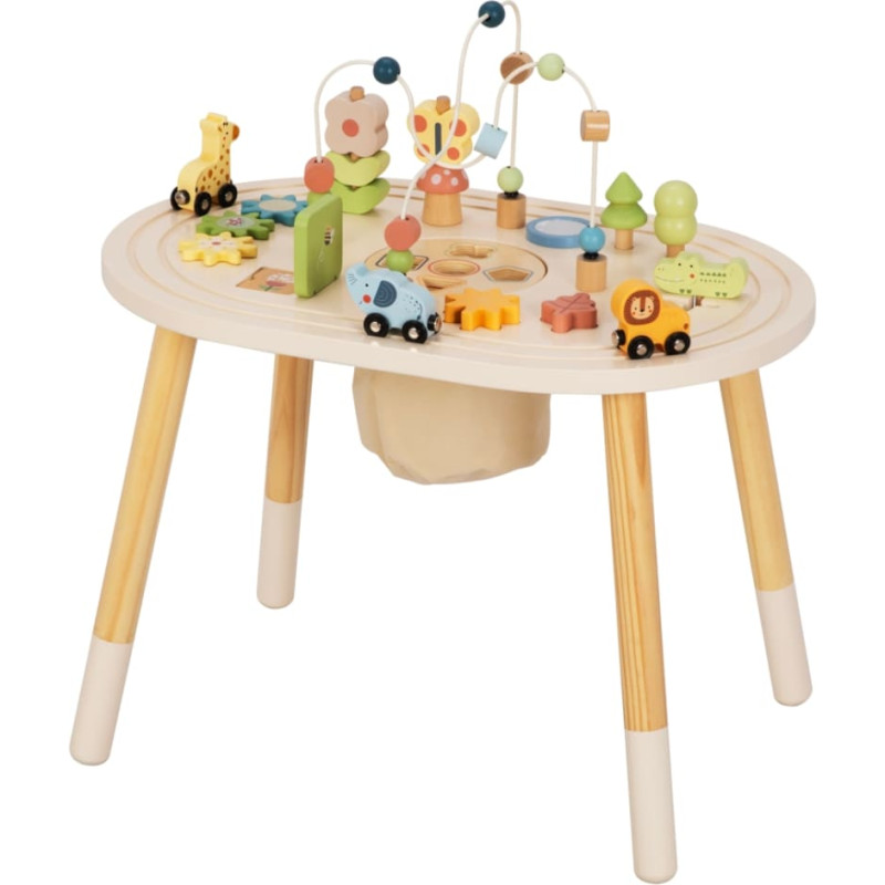 Tooky Toy Drewniany Stolik Aktywności Safari
