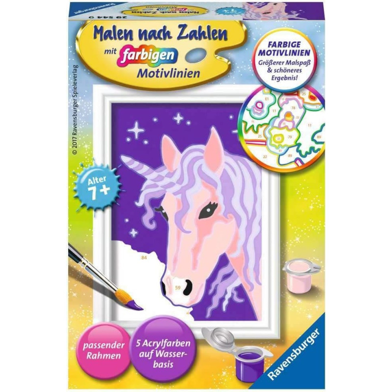 Ravensburger Paint by numbers 12x8.5 cm Little Unicorn