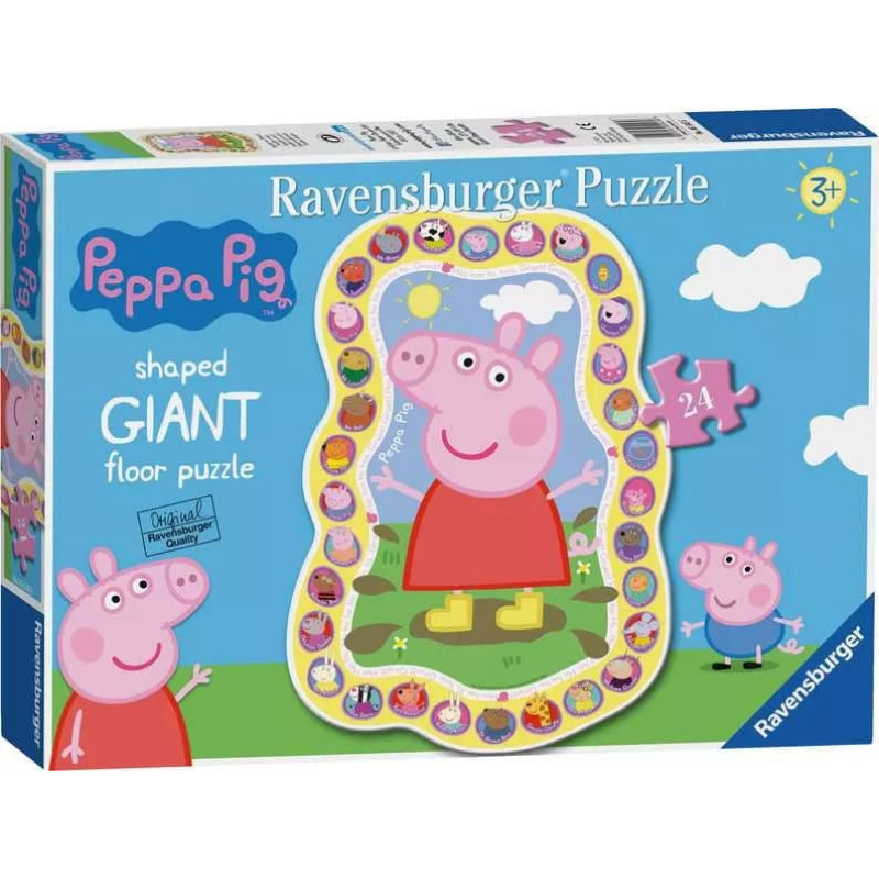 Ravensburger Floor puzzle, 24 pcs, Peppa Pig