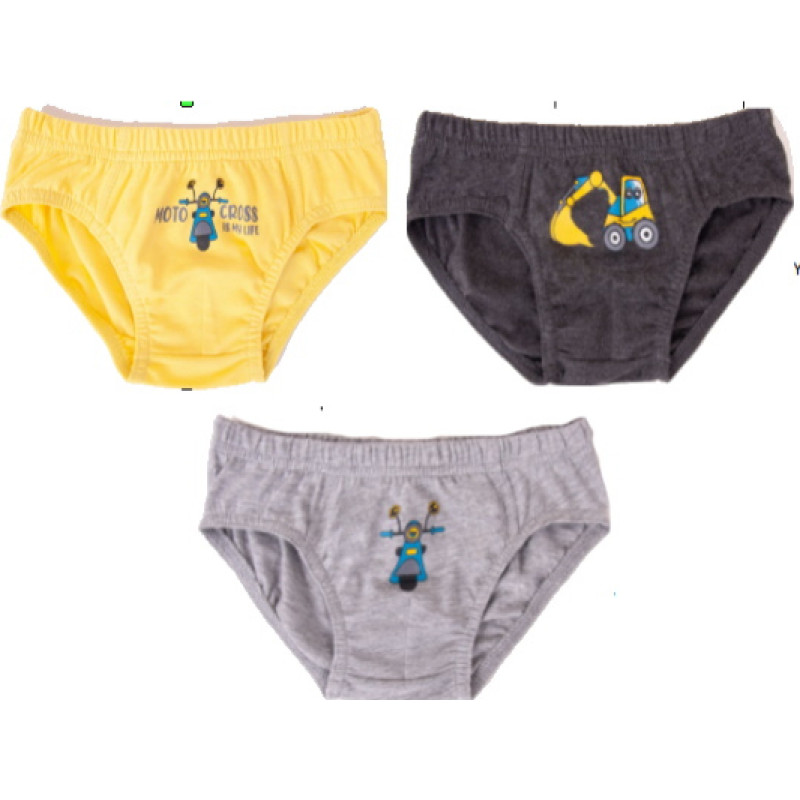 Yo Baby Zēnu apak&scaron;bikses 3 gab. MC-26 110-116 cm
