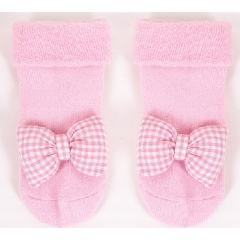 Yo Baby Zeķes frotē 3D SKA-0049 GIRL pink