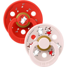 Bibs x Moomin &ndash; Colour Round Dancing - Candy Apple Mix 0-6m 2pcs