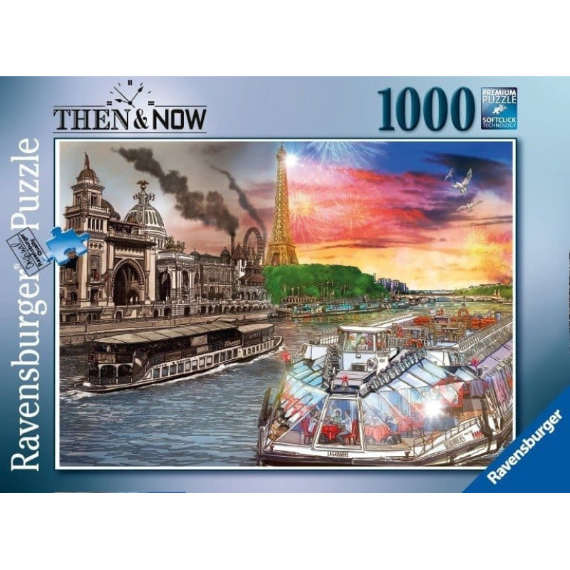 Ravensburger Puzzle 1000 Then and Now &ndash; Paris