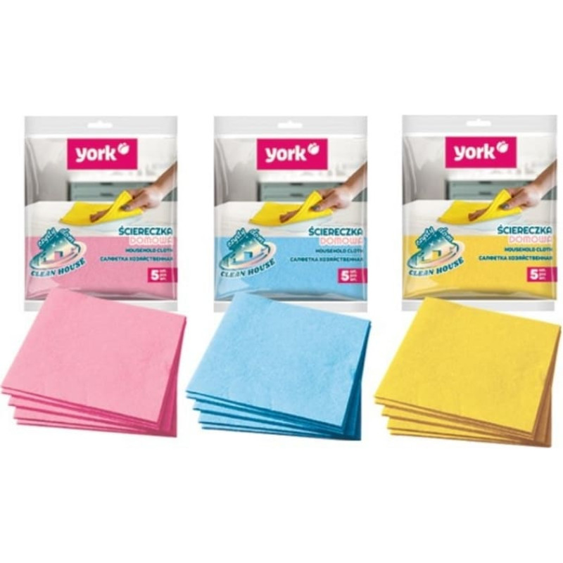 York Saimniecības lupatiņas 5 pcs