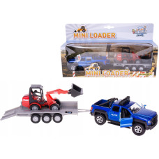 AUTO Z PRZYCZEPĄ ŚWIATŁO DŹWIĘK