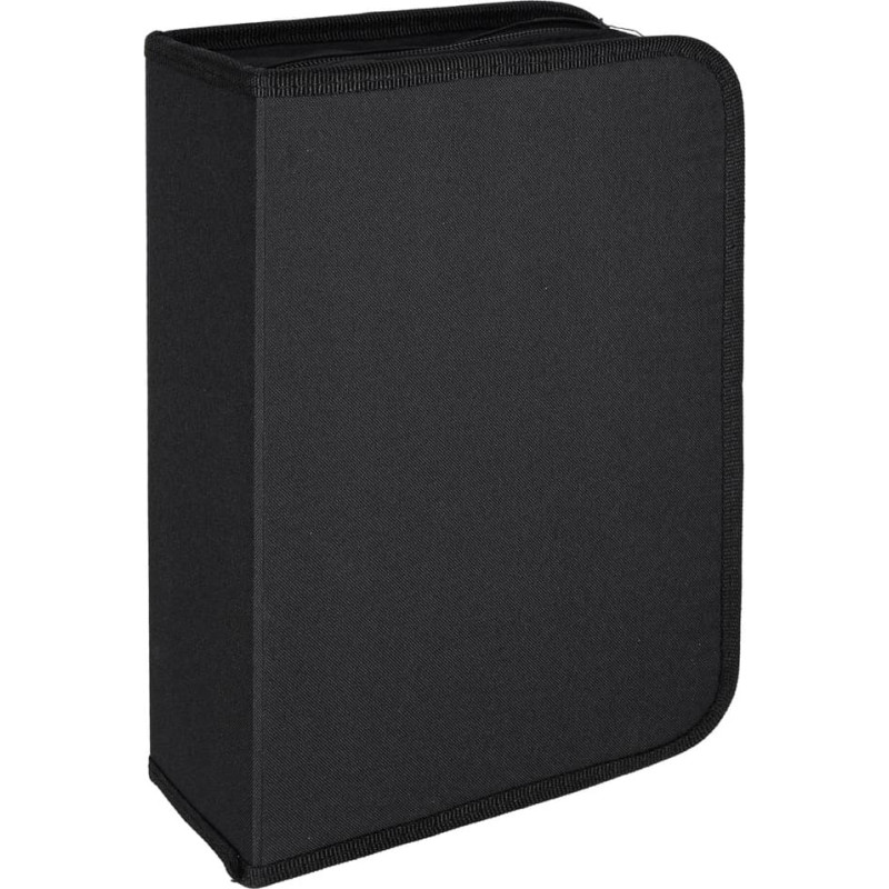 Krāsainas želejas pildspalvas futrālī 100 gab. + 100 uzpildes flakoni