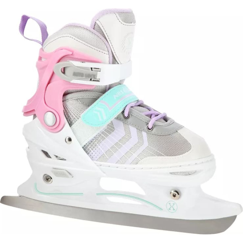 Nils Extreme 4in1 (rull)uisud NILS EXTREME NH18192,  In-line Skates/Hockey Ice Skates, S (29-33), Pink/Mint/White