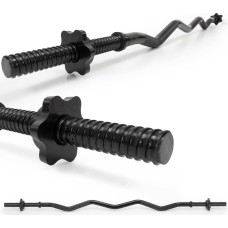 Springos Lenktas juodas grifas ACT0009, 120 cm, 25 mm