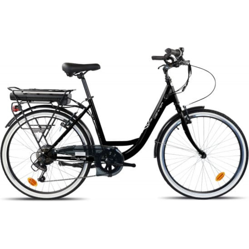 Elektrinis dviratis E4000, matinė juoda