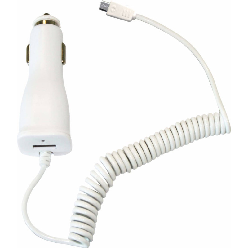 Bottari Automobilinis įkroviklis 2.1 AMP + įkrovimo kabelis &bdquo;MICRO-BULLET&ldquo;