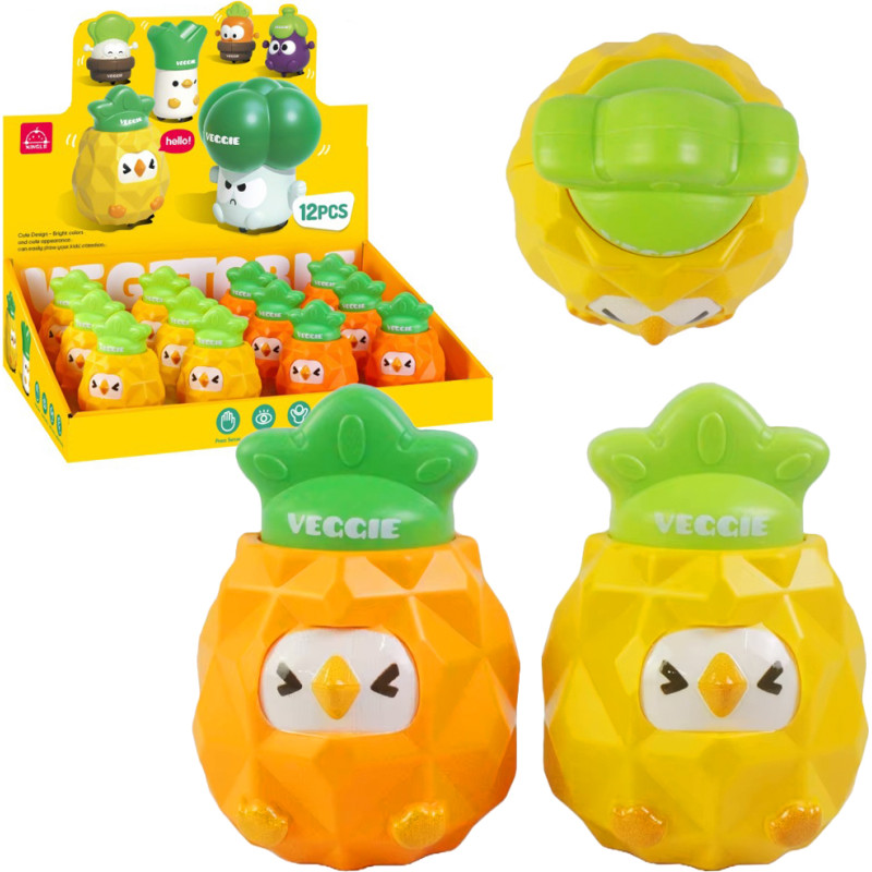 JEŻDZĄCY KURCZAK ANANAS NACIŚNIJ I JEDŹ