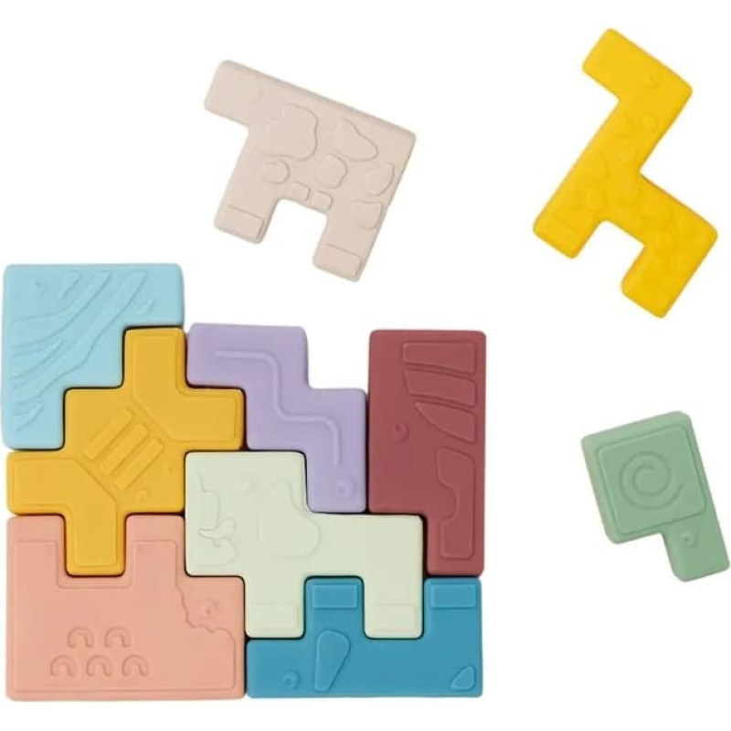 Miniland RUBBER ANIMAL BLOCKS