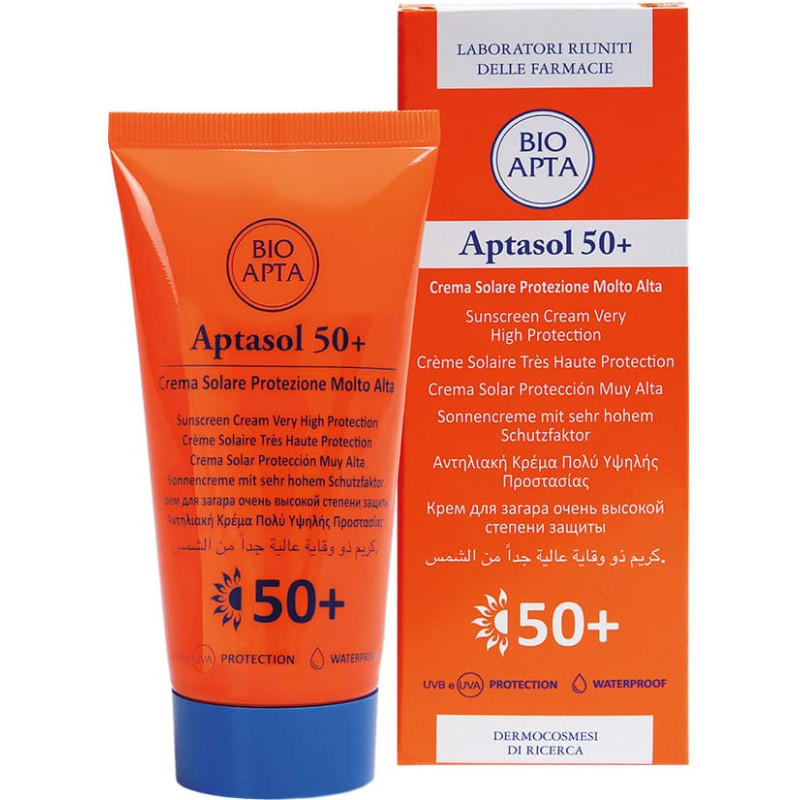 Bioapta Aptasol Crema 50+ (cream with very high sun protection factor SPF 50+) 75ml