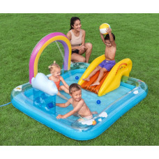 Bestway 53174 – žaidimų aikštelė su čiuožykla „Vaivorykštė“, 1,88 × 1,50 × 0,89 m