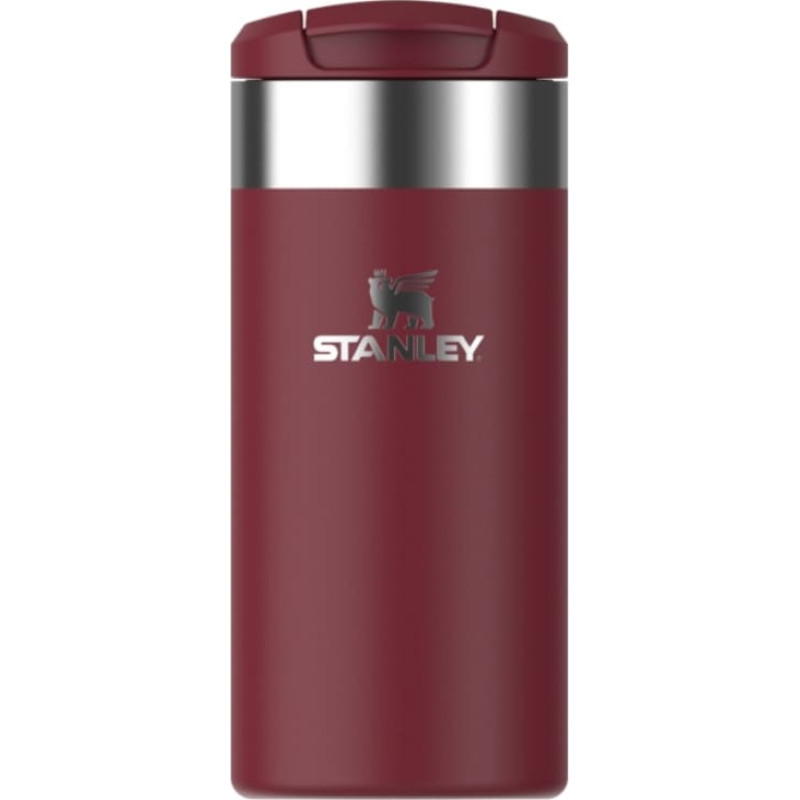 Stanley Termokrūze The AeroLight Transit Mug 0,35L tum&scaron;i sarkana