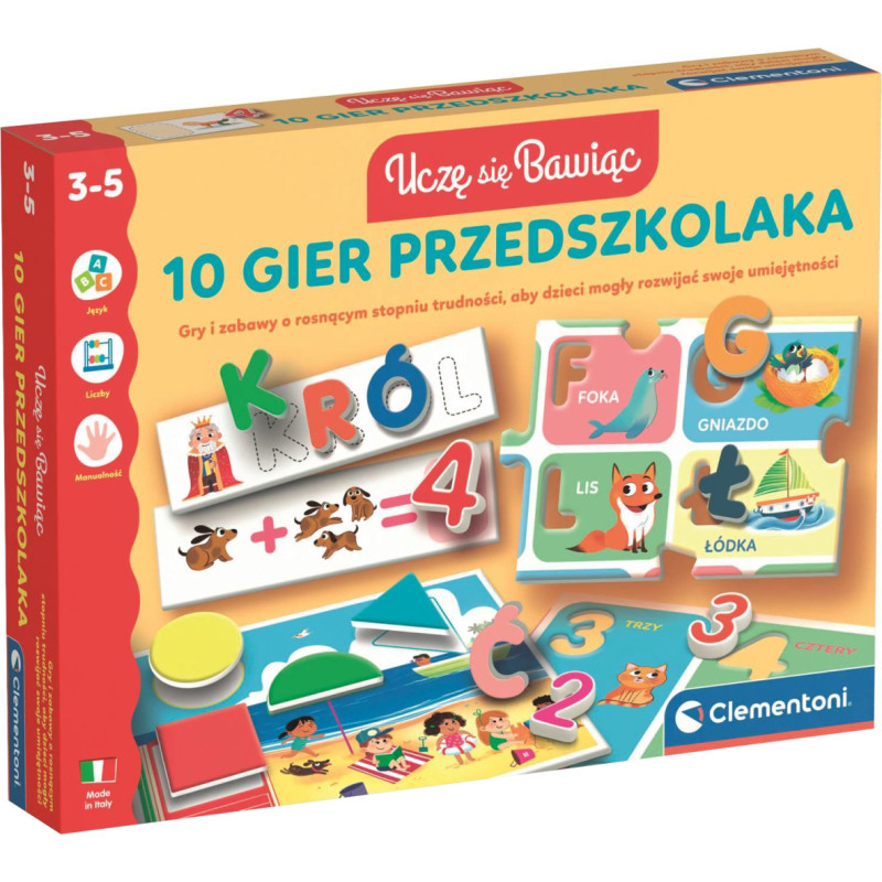GRA 10 GIER PRZEDSZKOLAKA 3+