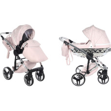 Junama Universal stroller 2 in 1 Hearts 06 Pink/silver