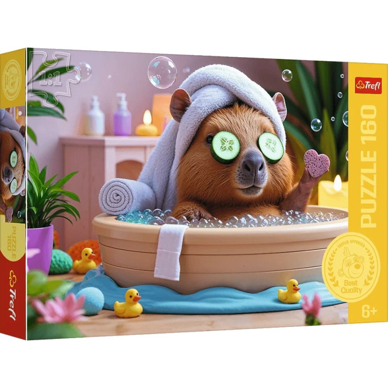 Trefl 15433 Puzzle 160 Kapibara w SPA