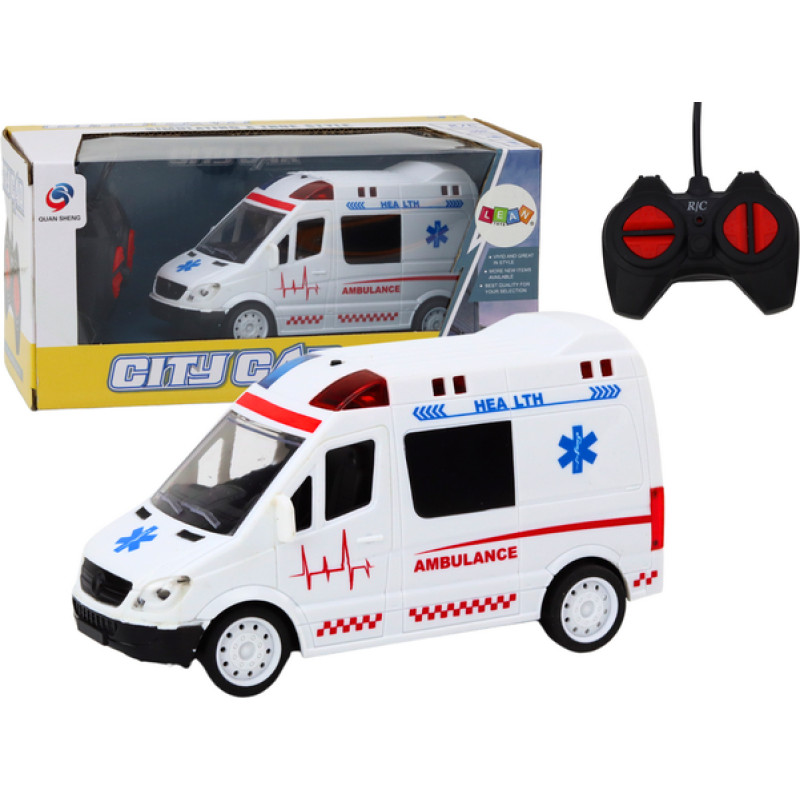 Lean- Ātrās palīdzības ma&scaron;īna (ambulance) ar pulti 04783 (RC)