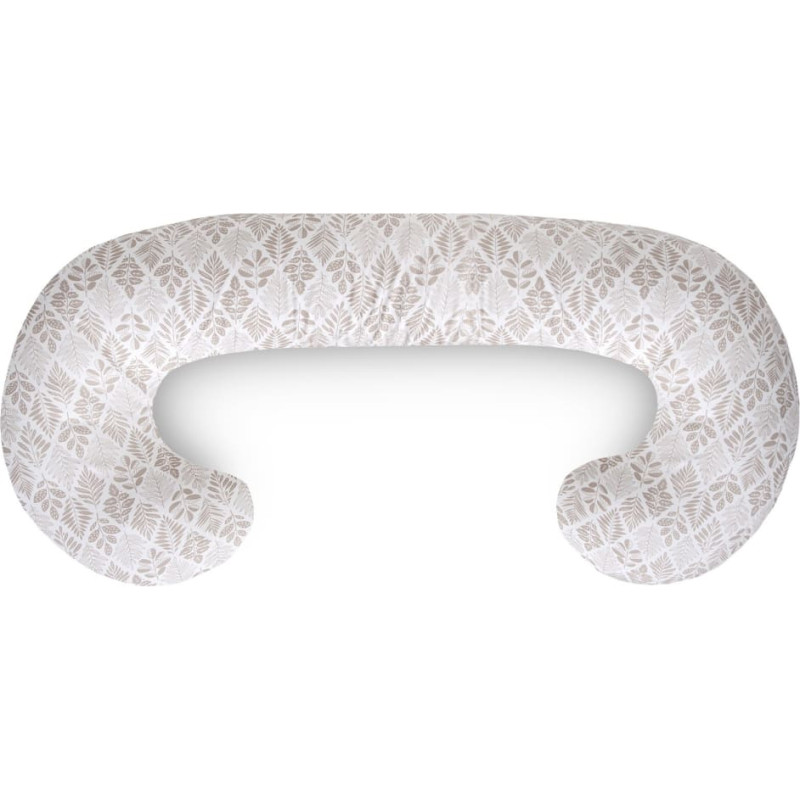 Cebababy maitinimo pagalvė dżersej DUO, lapeliai rudi W-885-000-746