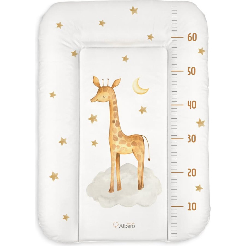 Albero Mio Mata do przewijania niemowląt (wł&oacute;knina) 70x50 448 Żyrafa Lulu
