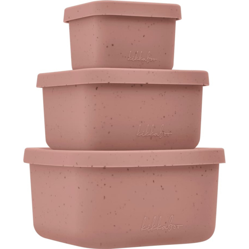 Snack box set 3 pcs Platinum Silicone Blush