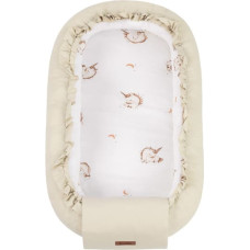 Sensillo BABY NEST COTTON UNICORN BEIGE 80X45
